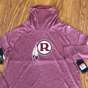 🏈 NIKE Redskins pull-over sweater Women’s L NWT